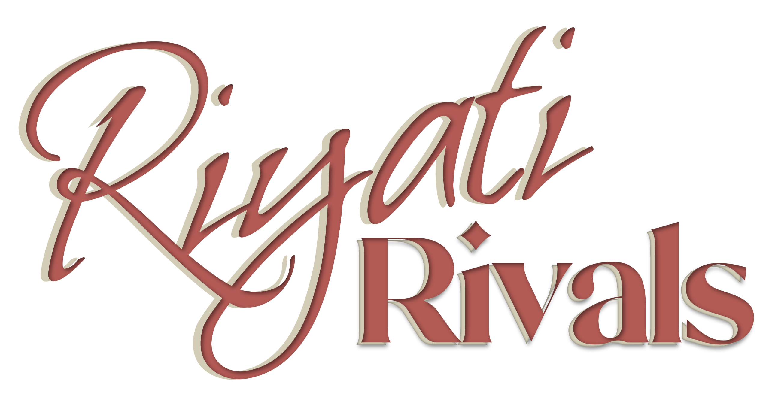 Riyati Rivals's logo, which has "Riyati" in a cursive handwriting font and "Rivals" in a block print font